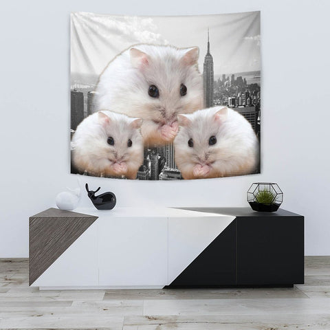 Amazing Chinese Hamster Print Tapestry