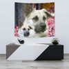 Cute Chinook Dog Print Tapestry