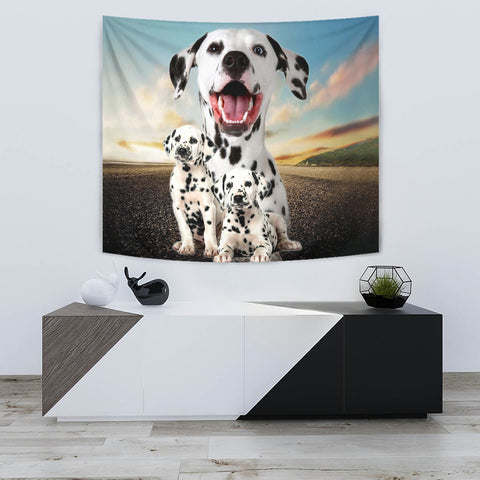 Dalmatian Dog Print Tapestry