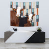 Simmental Cattle (Cow) Print Tapestry