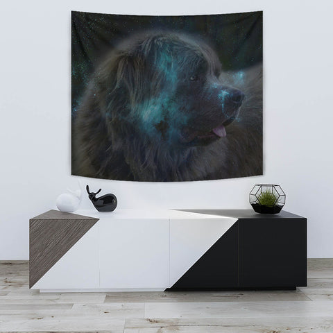 Amazing Newfoundland Dog Print Tapestry