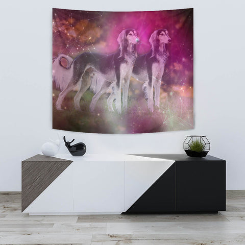 Amazing Saluki Dog Print Tapestry