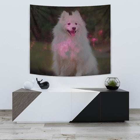 Amazing Spitz Dog Print Tapestry