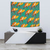 Lovely Gold Fish Print Tapestry