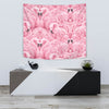 Flamingo Bird Print Tapestry