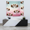 Brittany dog Print Tapestry