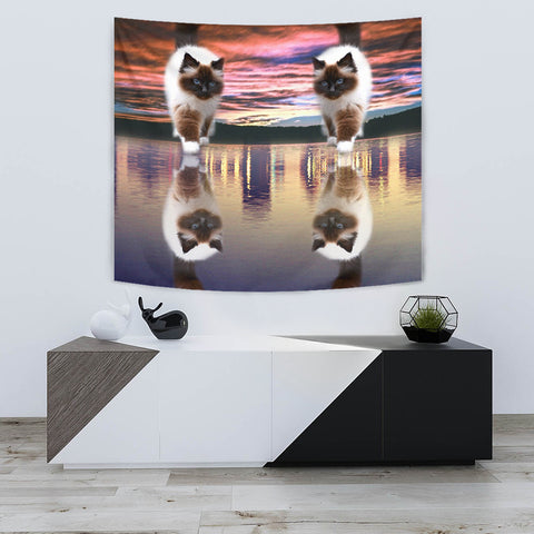 Amazing Himalayan Cat Print Tapestry