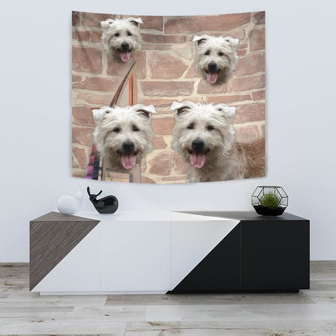 Cute Glen of Imaal Terrier Dog Print Tapestry