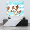 Montbeliarde Cattle (Cow) Print Tapestry