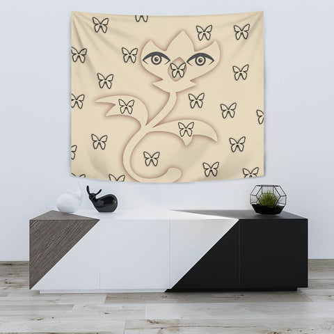 Butterfly Eyes Print Tapestry