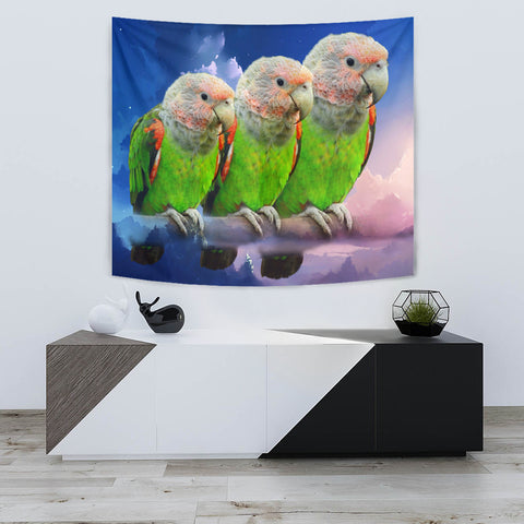 Picephalus Parrot Print Tapestry