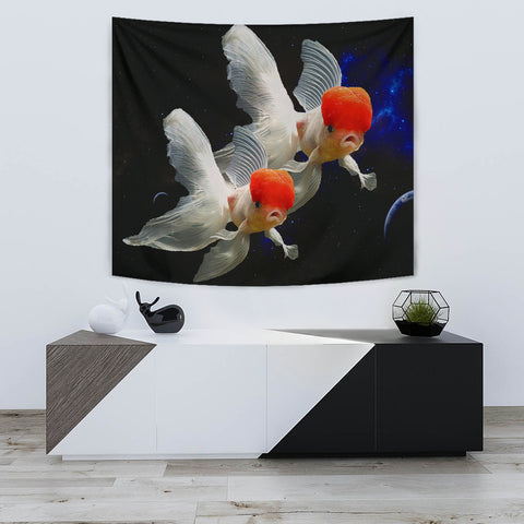 Oranda Fish Print Tapestry