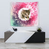 Amazing American Shorthair Cat Print Tapestry