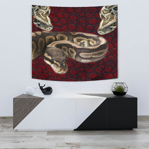 Burmese Python Print Tapestry