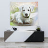 Labrador Puppy Art Print Tapestry