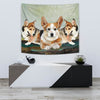 Amazing Pembroke Welsh Corgi Print Tapestry