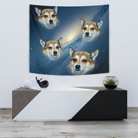 Norwegian Lundehund Print Tapestry