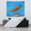 Lovely Lark Bird Print Tapestry