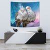 Lovely Diamond Dove Bird Print Tapestry