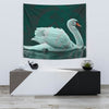 Lovely Swan Bird Print Tapestry