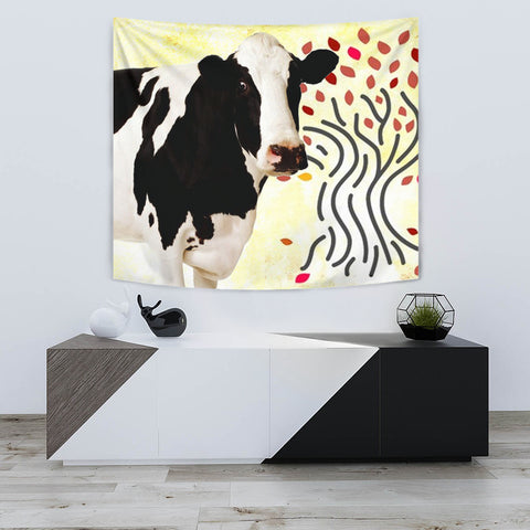 Holstein Friesian cattle (Cow) Print Tapestry