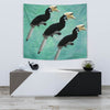 African Pied Hornbill Bird Print Tapestry