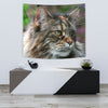 Amazing Maine Coon Cat Print Tapestry