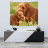 Cute Cocker Spaniel Puppy Print Tapestry