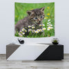 Cute American Shorthair Cat Print Tapestry