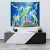 Rose Ringed Parakeet Print Tapestry