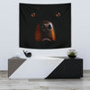 Rottweiler Dog Dark Print Tapestry