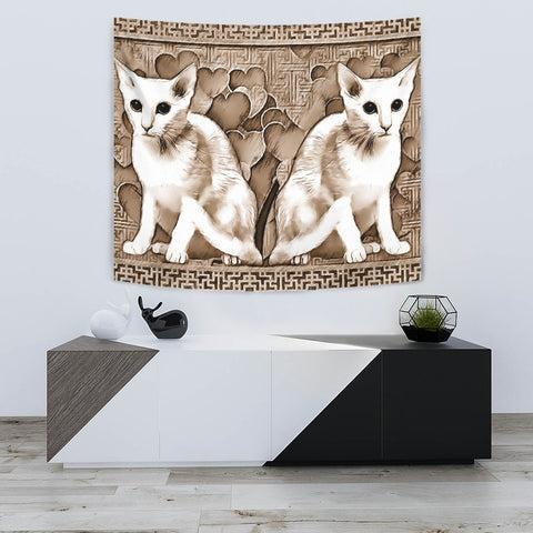 Oriental Shorthair Cat Print Tapestry