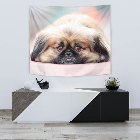 Amazing Pekingese Dog Print Tapestry