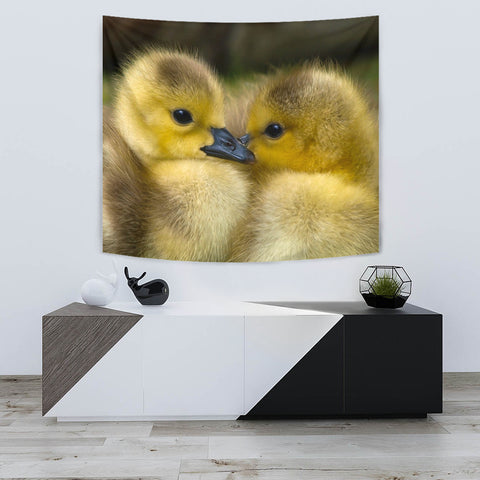 Cute Baby Duck Bird Print Tapestry