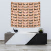 Cute Yorkie Pattern Print Tapestry