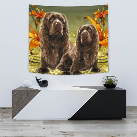 Sussex Spaniel Print Tapestry