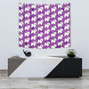 Bichon Fries Dog Pattern Print Tapestry