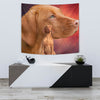 Cute Vizsla Dog Print Tapestry