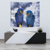 Cute Hyacinth Macaw Print Tapestry