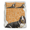 [AI Generated] Basset Hound From Illinois Bedding Set