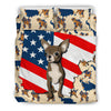 [AI Generated] Chihuahua Dog Pennsylvania Print Bedding Set