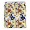 [AI Generated] Chihuahua Dog Pennsylvania Patterns Print Bedding Set