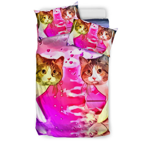 Manx cat Print Bedding Set