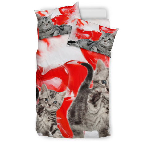 American Shorthair Print Bedding Set