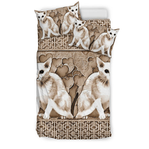 Oriental Shorthair Cat Print Bedding Set