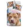 Cute American Staffordshire Terrier Print Bedding Set