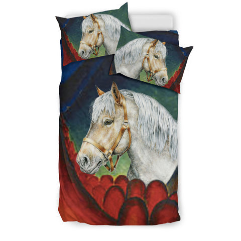 Belgian horse Print Bedding Set