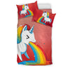 Rainbow Unicorn Print Bedding Sets