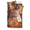 Dogue De Bordeaux Print Bedding Set