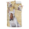 Bull Terrier Dog Print Bedding Set